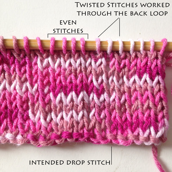 How to: Dropped Stitches