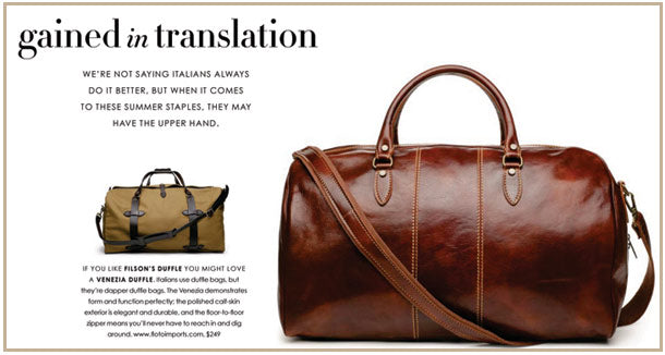 Floto Leather Bags Bene Magazine