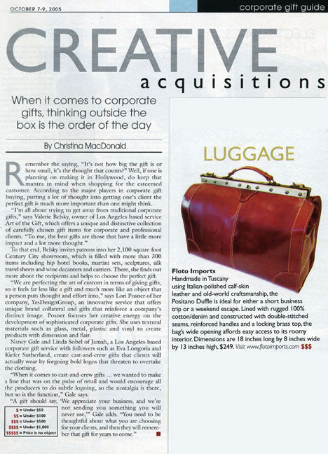 Floto Leather Bags Hollywood Reporter Magazine