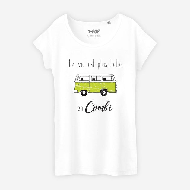 tee shirt femme combi vw
