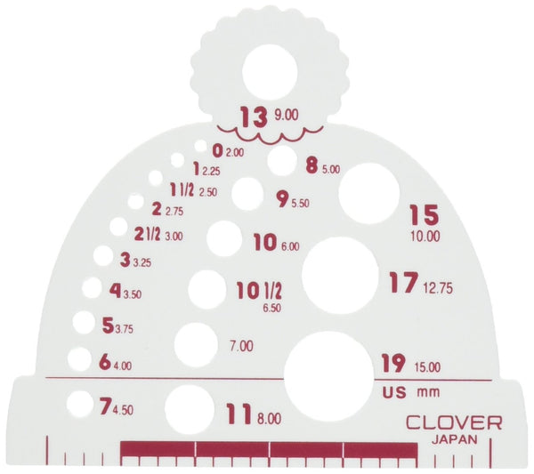 Clover Knitting Needle Gauge Accessories Unlimited