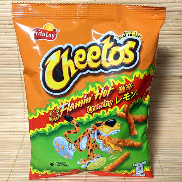 Cheetos Crunchy Flamin' Hot Limon Cheese Flavored Snacks - Shop Chips at  H-E-B