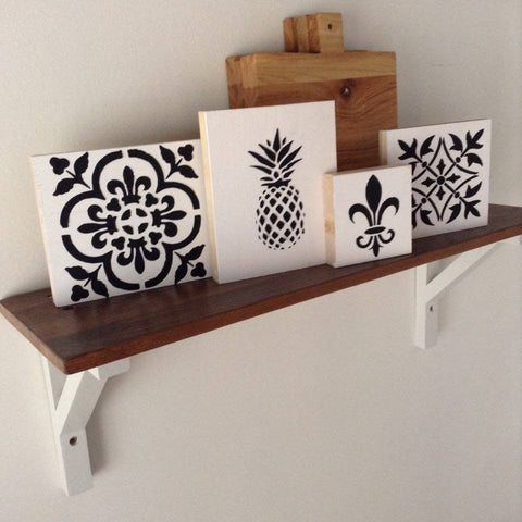 DIY Home decor with Superior Stencils by Superior Paint Co. 
