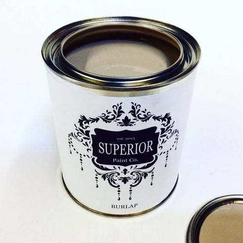 Superior Paint Co. Burlap Chalk Paint