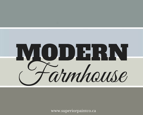 New Modern Farmhouse Chalk Paint Colours by Superior Paint Co. 