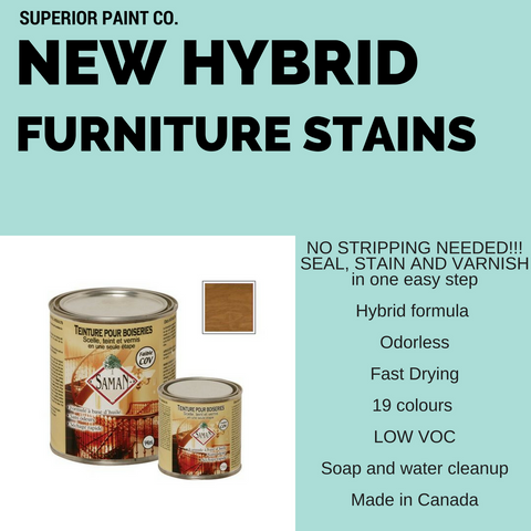 New Hybrid furniture stain