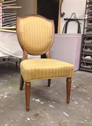 Before photo of accent chair