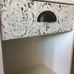 Raised stencil - embossing furniture