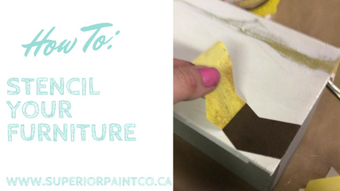 How To: Stencil Furniture