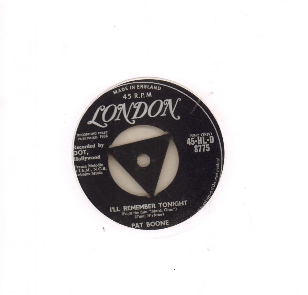 I'll Remember Tonight-London-7" Vinyl