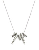cool silver tusk necklace 