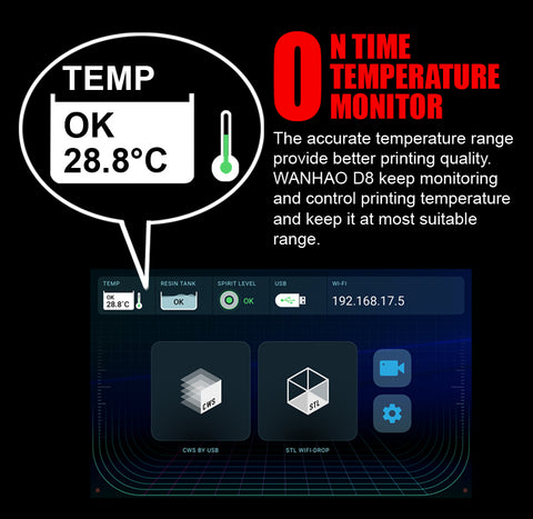 D8 on time temperature sensor