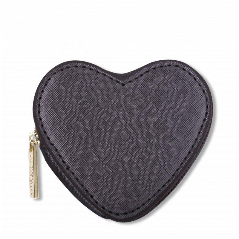 black heart purse