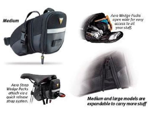 topeak aero wedge pack strap medium