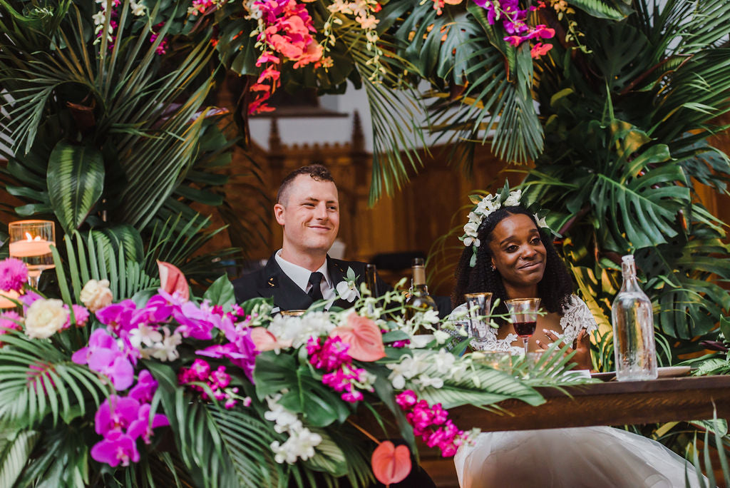 Bougainvillea Tropical Wedding Destination  Inspiration Citrus Press Co AllSaints Events Ottawa