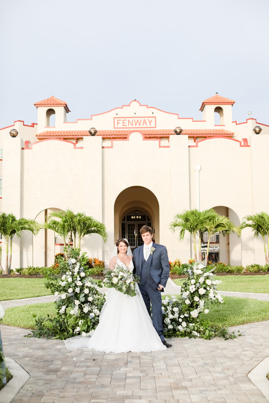 Blue Wedding Inspiration Fenway Hotel Dunedin Florida