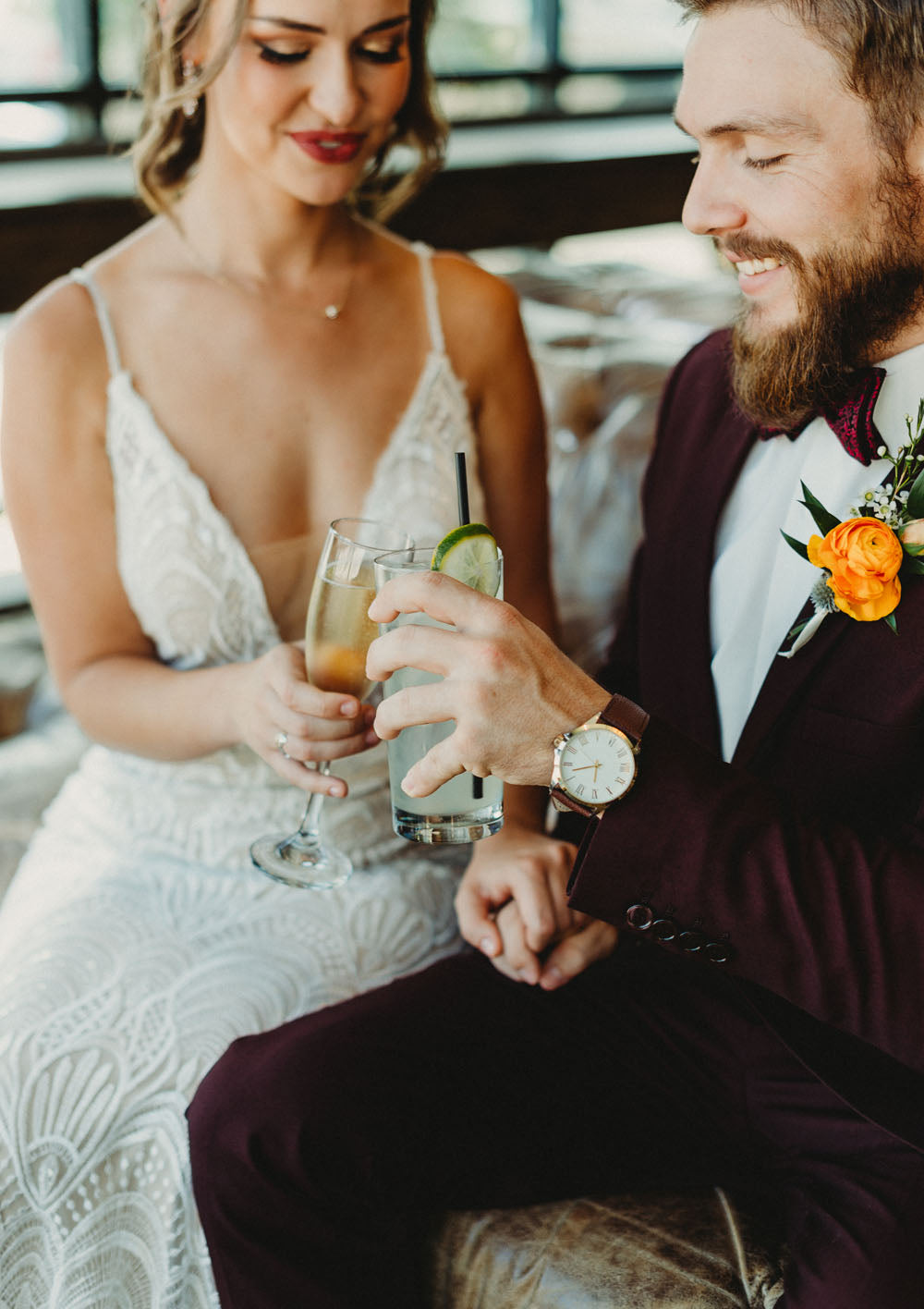 Citrus Oranges Wedding Inspiration Vintage Old Florida Tampa Cavu venue