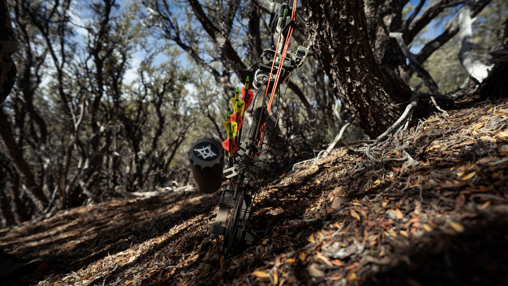 The Cache-Bar allows you to carry important items right on your bow