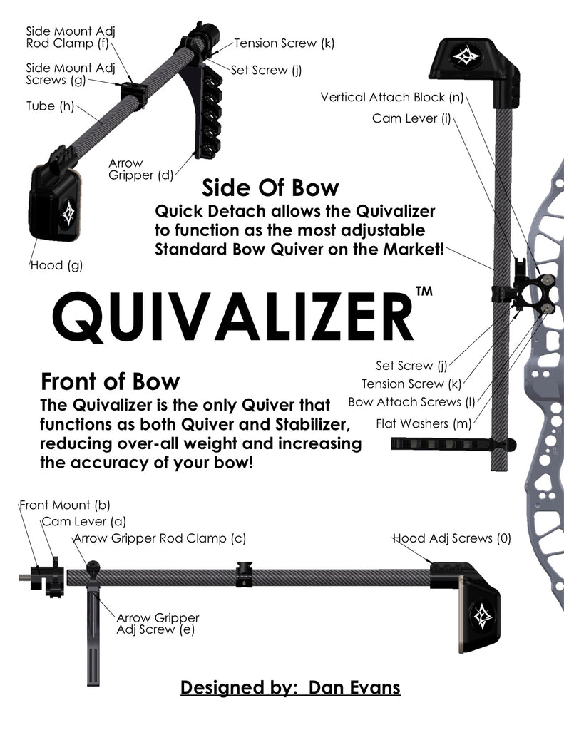 bow stabilizer and quiver