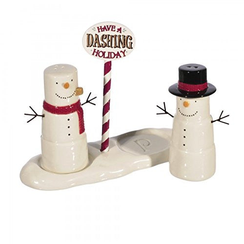 snowman salt and pepper shakers