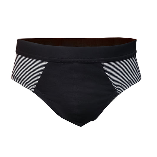 TARTARUS STRIPED COTTON BRIEF