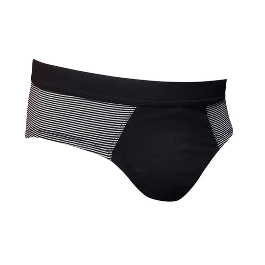 TARTARUS STRIPED COTTON BRIEF