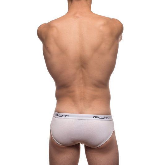 POV Brief in White - Back