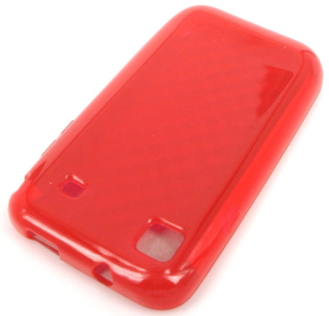 Samsung Galaxy S i9000 Protective TPU Soft Skin Case / Premium Quality / Red - Evertop Accessories Shop