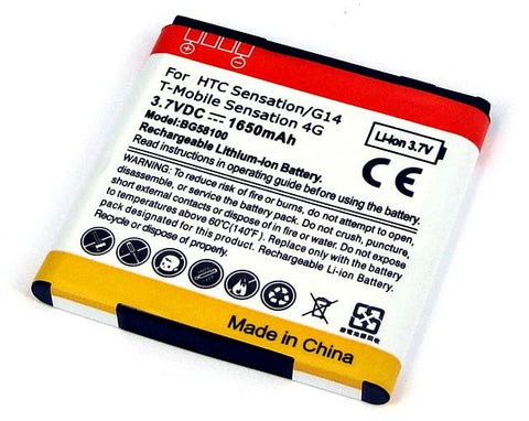 HTC Sensation XE Battery 1650mAh / BA S560 - Evertop Accessories Shop