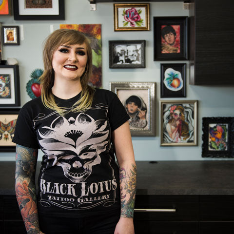 Kaitlyn Stockon Black Lotus Tattoo