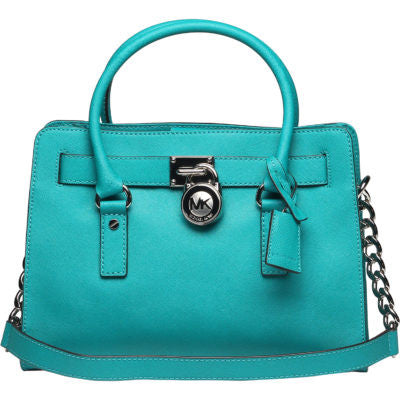 michael kors hamilton ew satchel leather