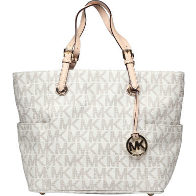 mk jet set logo tote