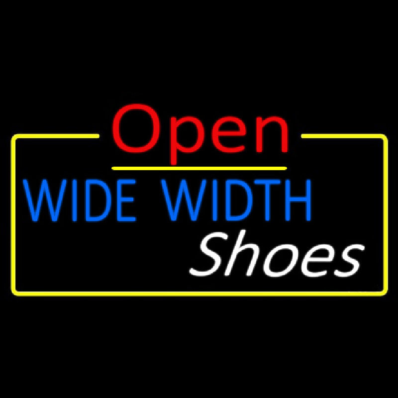 neon wide width shoes