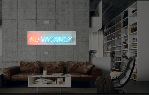 New No Vacancy Neon Art Sign Handmade Visual Artwork Wall Decor Light