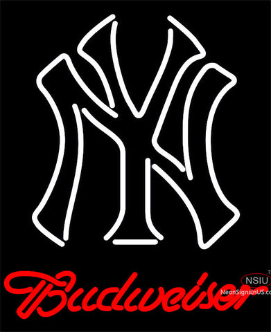 Budweiser New York Yankees MLB Neon Sign