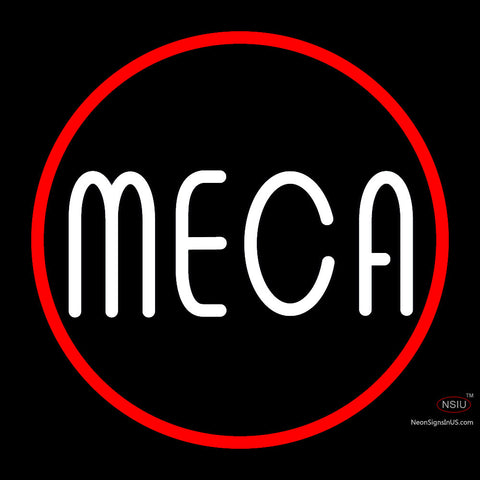 Custom Meca Logo With Border Neon Sign