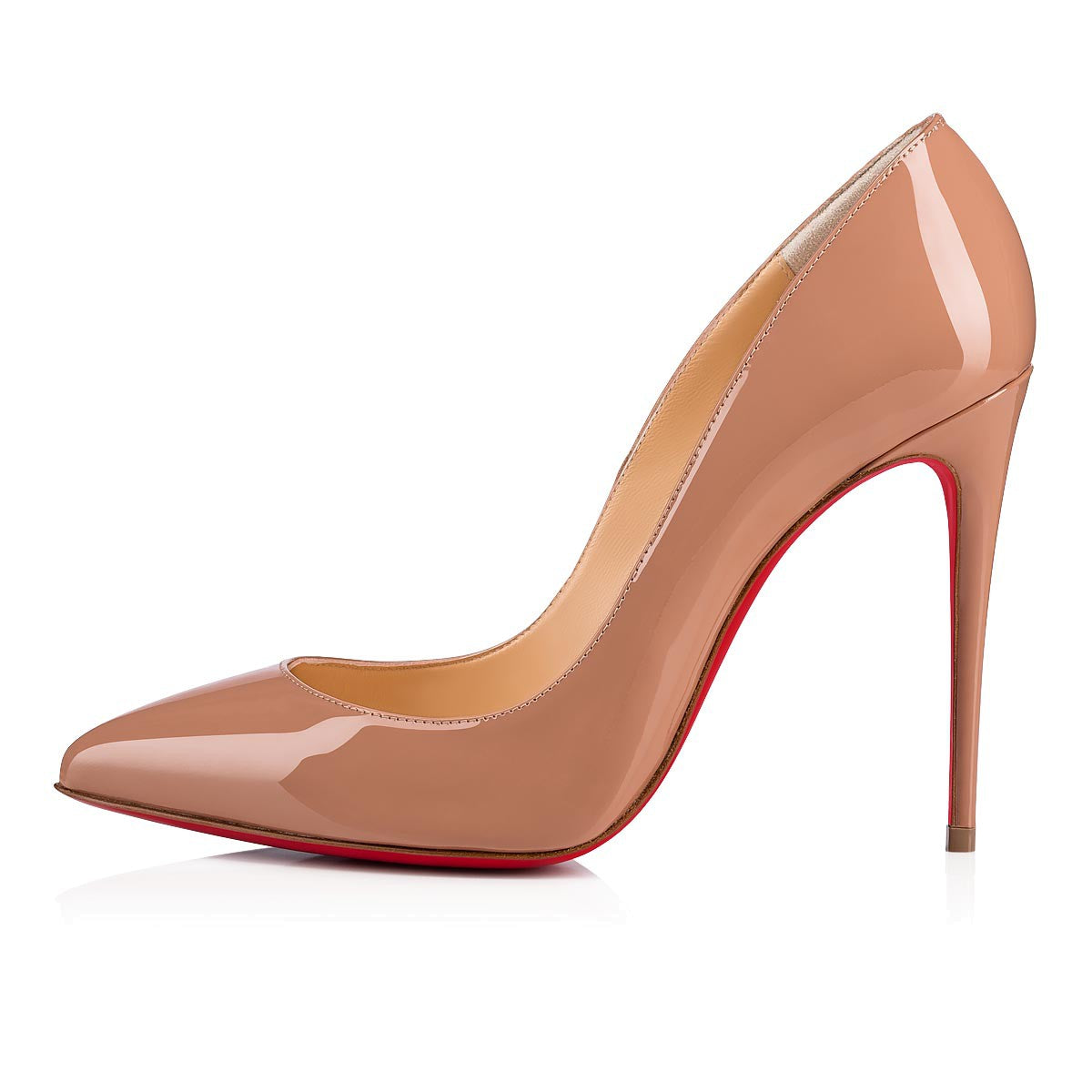 Christian Louboutin Pigalle Follies in Nude Color on Anoosheh & Banafsheh