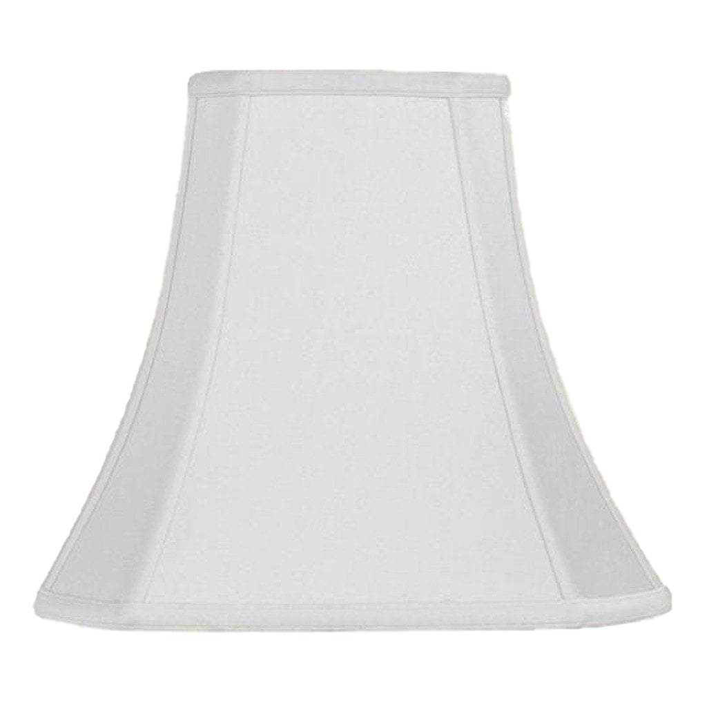 18" NaturalWhite Square Cutcorner Lampshade Shantung Silk Lamp Shade Fabric . 