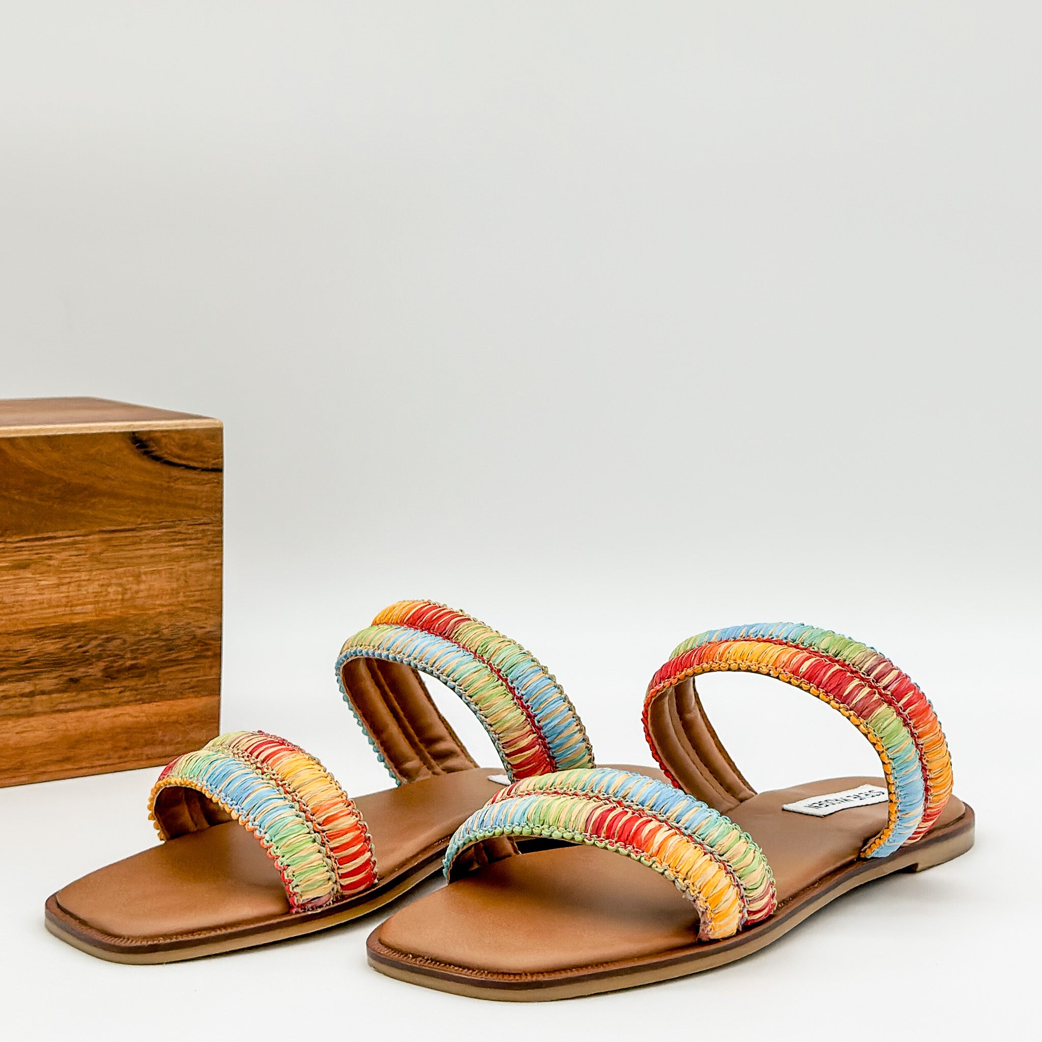 Steve Madden Dandy Sandal in Bright Multi