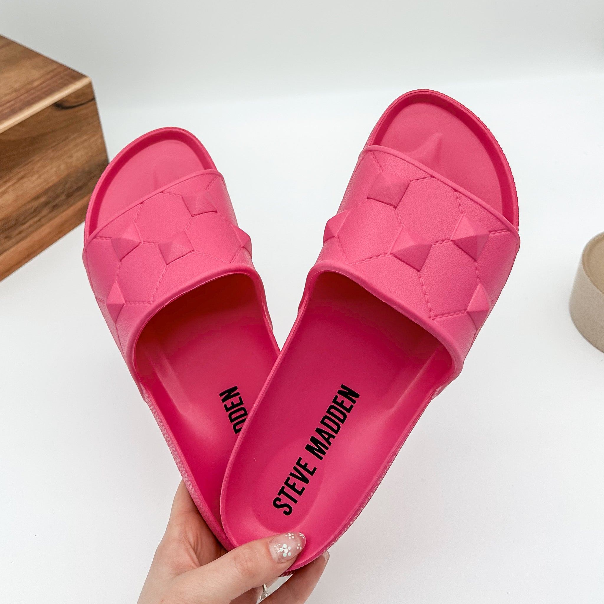 Steve Madden Gaby Sandals in Pink