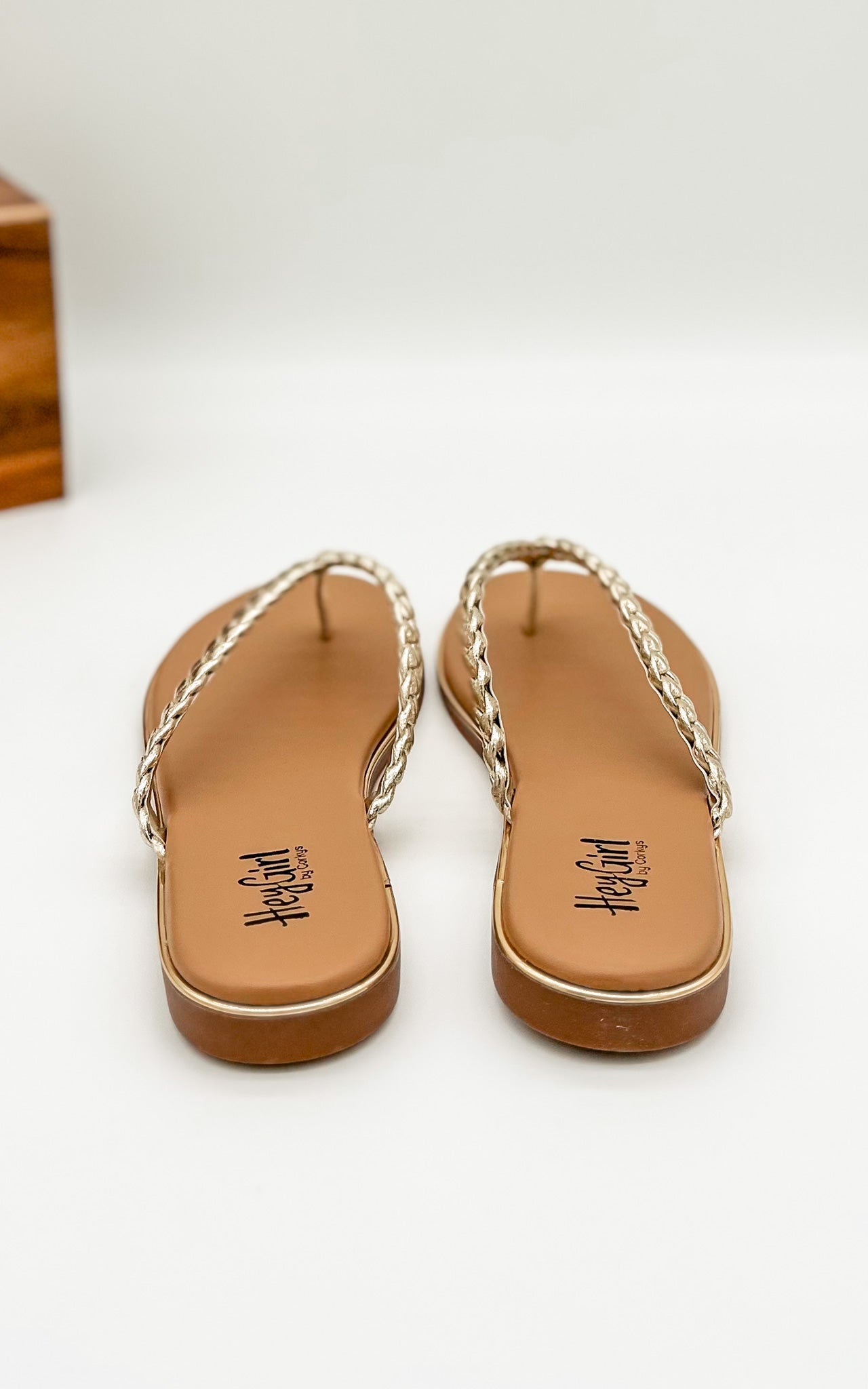 Corkys Pigtail Sandals in Gold