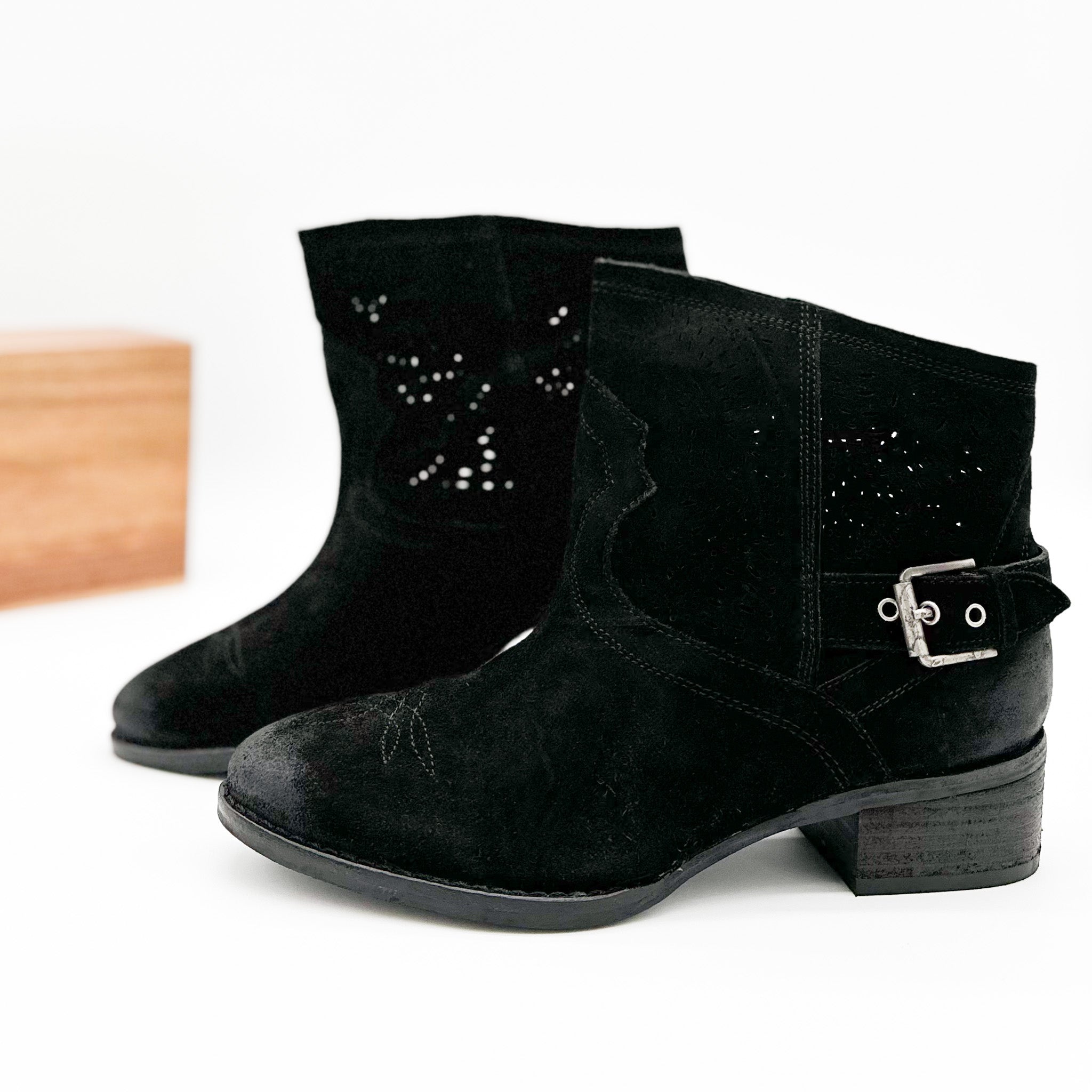 Naughty Monkey Zoey Boot in Black