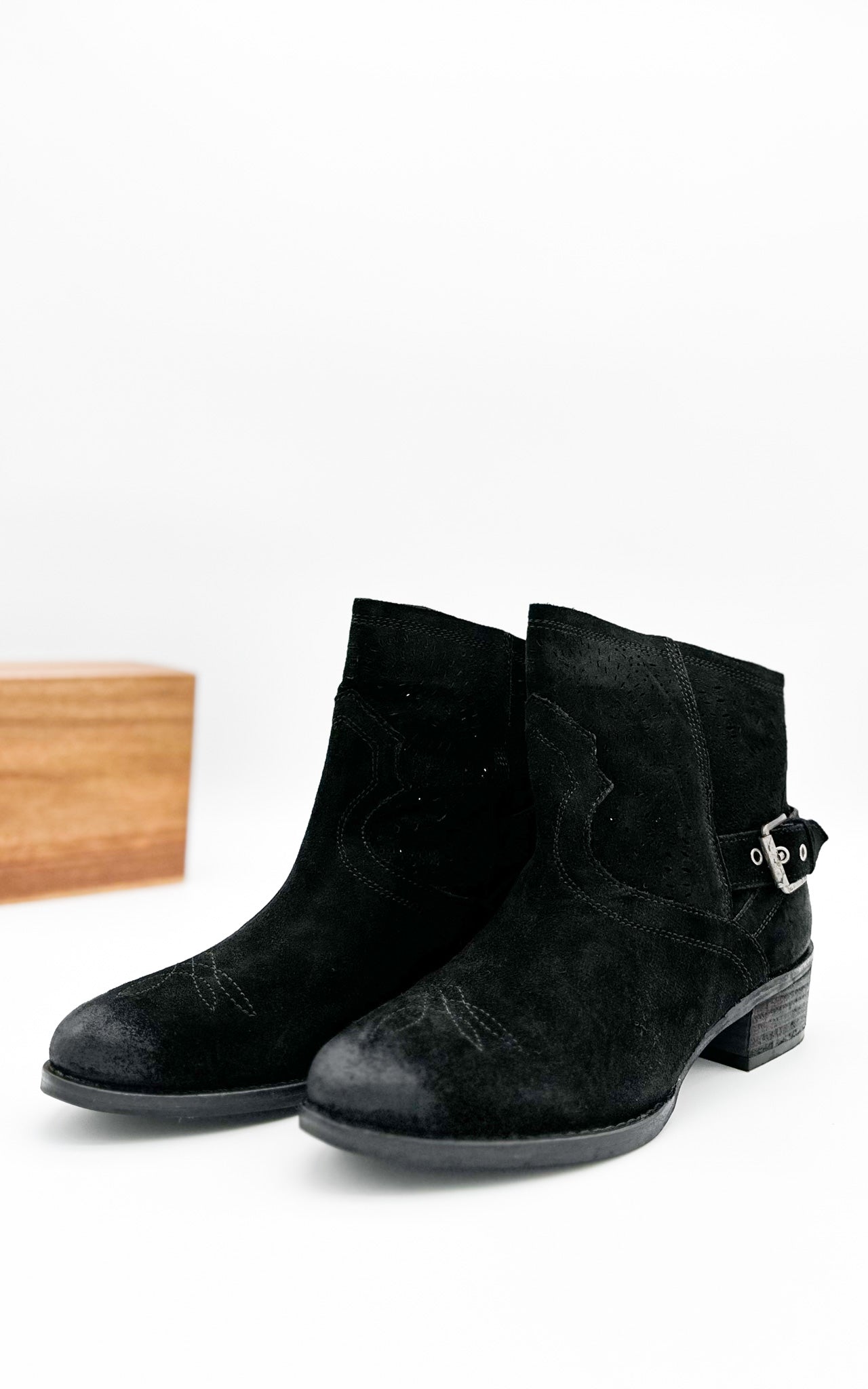 Naughty Monkey Zoey Boot in Black