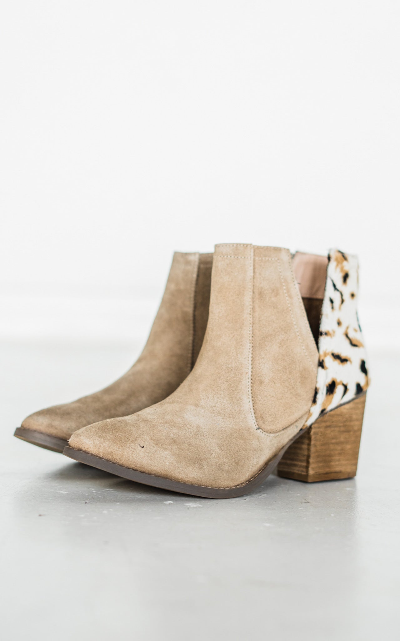 Naughty Monkey Camilyn Bootie in Nude - cantonclothingcompany