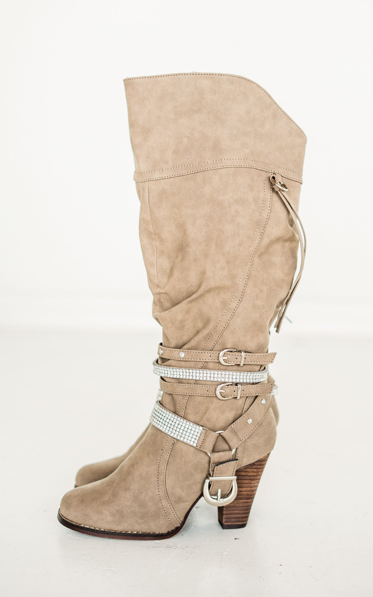 Not Rated Stacey Boots in Taupe