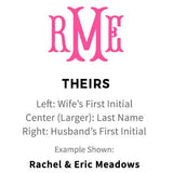 Their's or Couples Monogram