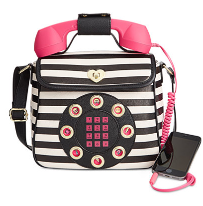 betsey johnson telephone purse