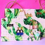banana leaf hanging earring holders bon maxie
