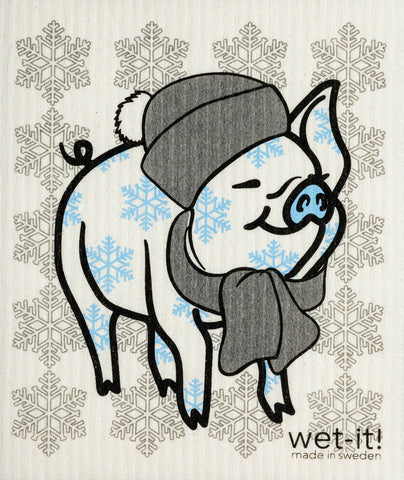 Wet-it! - Winter Pig Swedish Cloth