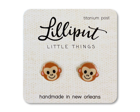 Lilliput Little Things - NEW Monkey Earrings